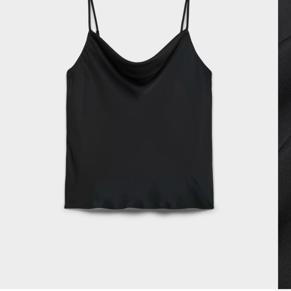 Aritzia-Babaton silk camisole navy blue - Picture 2 of 5